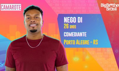 Comediante Nego Di, eliminado do BBB21