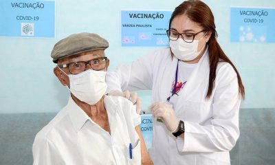 Vacinação Várzea Paulista. (Foto: Divulgação)