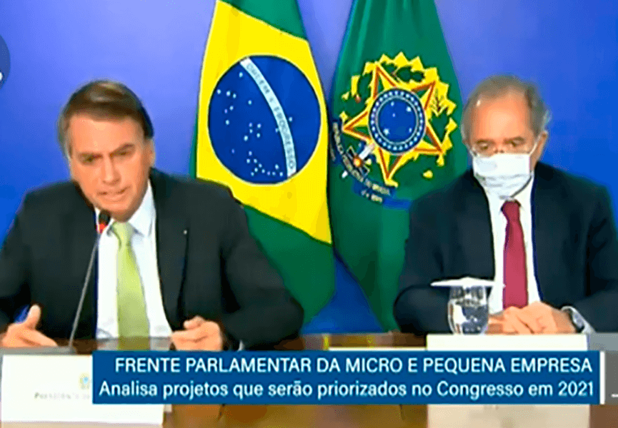 Bolsonaro critica medidas restritivas. (Foto: Divulgação)