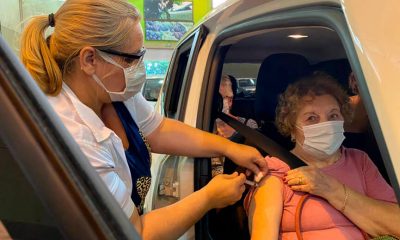 Vacinação em idosos em Jundiaí. (Foto: Divulgação)