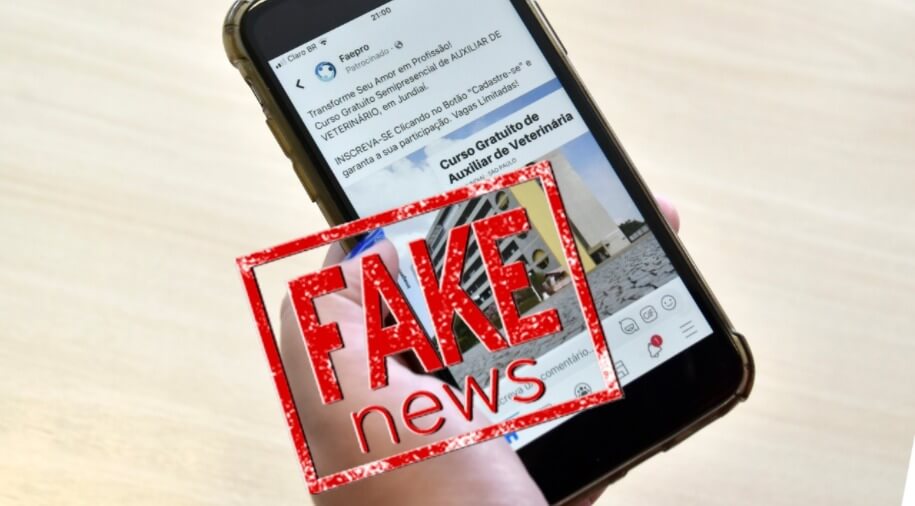 Fake News curso falso Jundiaí