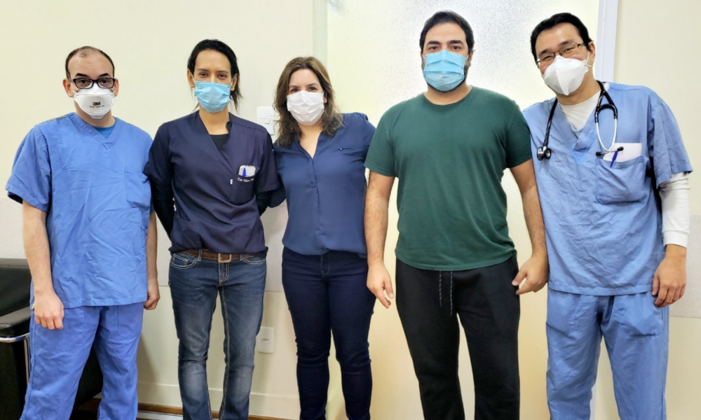 Equipe médica, que conduz atendimentos covid-19 no HSV, agradece as mensagens de apoio e gratidão dos pacientes