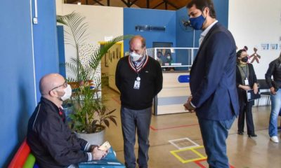 Prefeito e vice-prefeito visitam novo Ambulatório Pós-Covid19 em Jundiaí