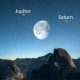 Reprodução de Lua, Saturno e Júpiter