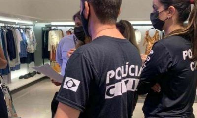 Policia Civil do Ceará na Loja Zara em Fortaleza