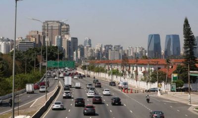 Trânsito na Marginal Pinheiros, em São Paulo