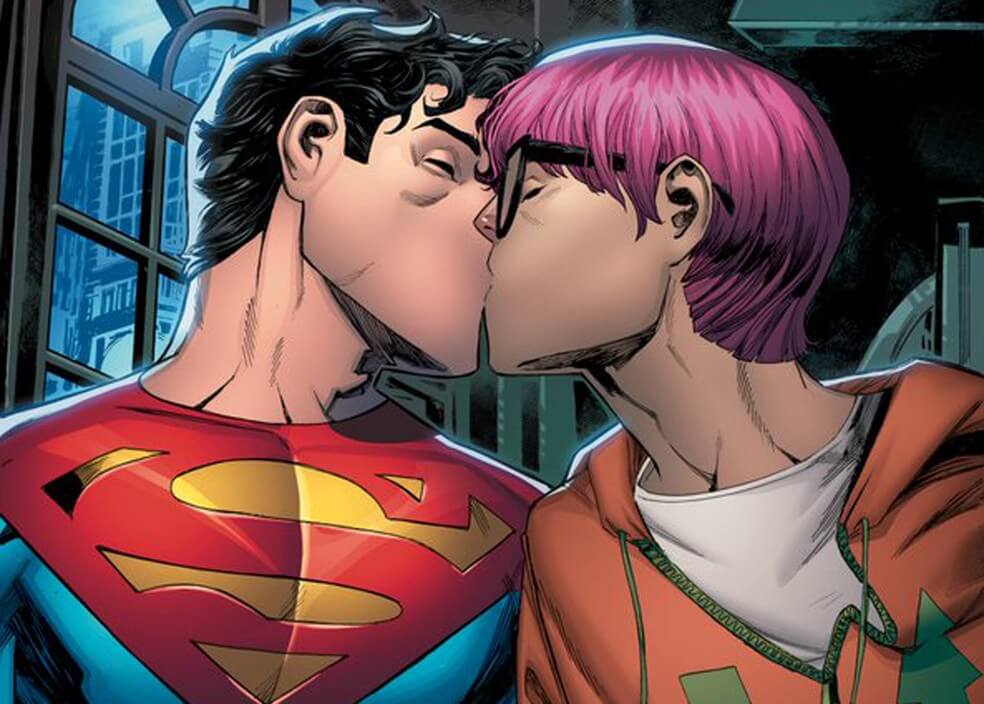 Beijo do Superman Jon Kent