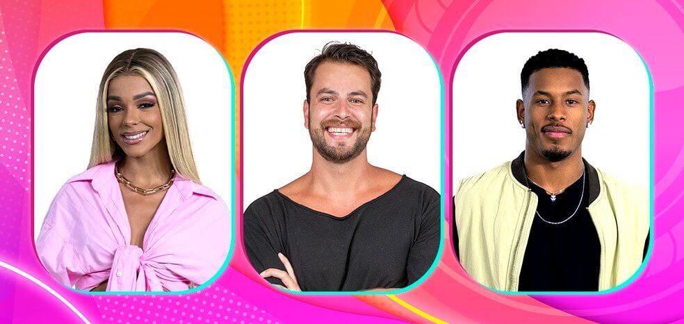 Brunna Gonçalves, Gustavo e Paulo Andre, no BBB22