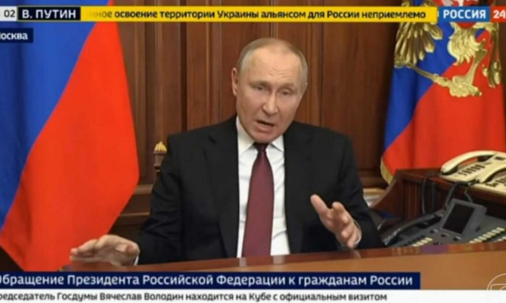 Putin declara ataque a Ucrânia