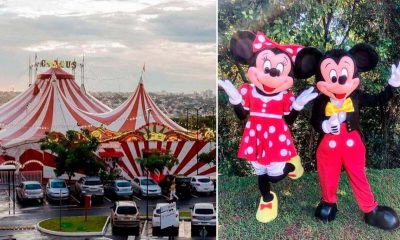 Minnie e Mickey no circo Maximus