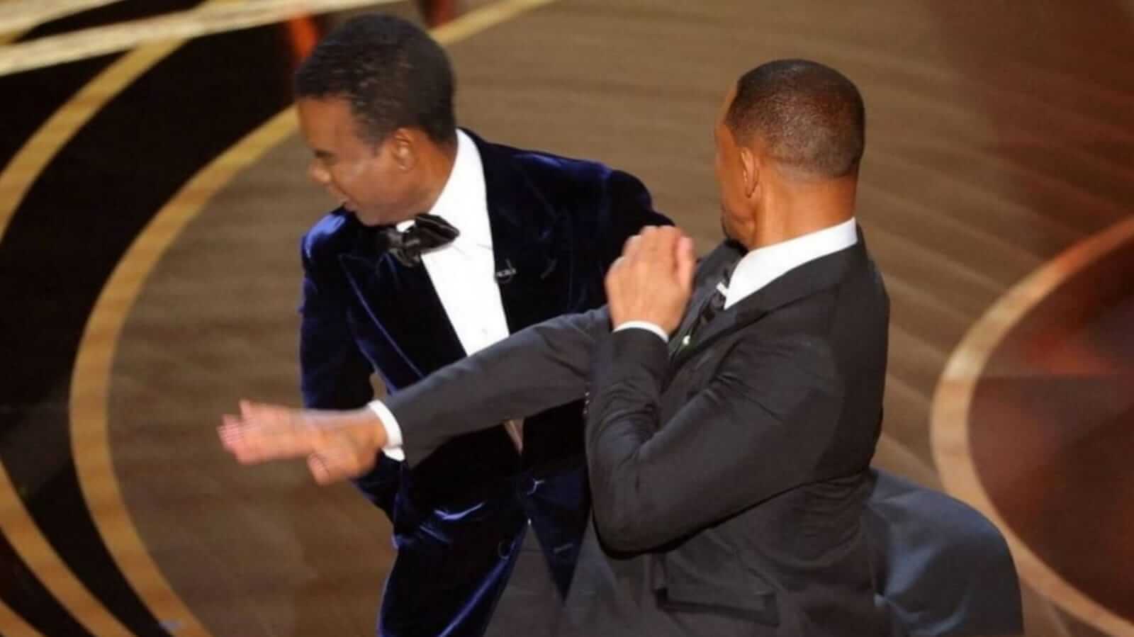Will Smith da tapa em Chris Rock na noite de premiação do Oscars