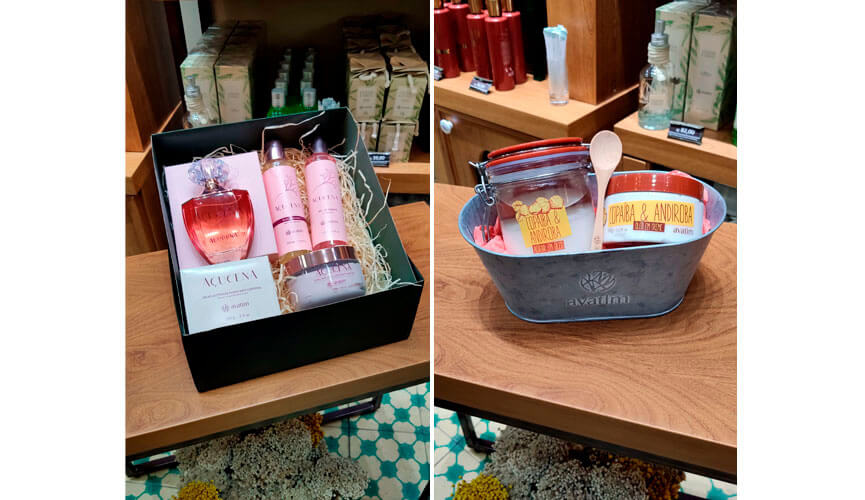 Kits de produtos de perfumaria