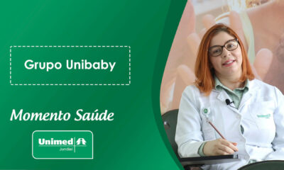 Thumb de vídeo da Unimed com enfermeira em fundo verde
