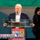Lula em discurso de lançamento para sua chapa nas eleições de 2022