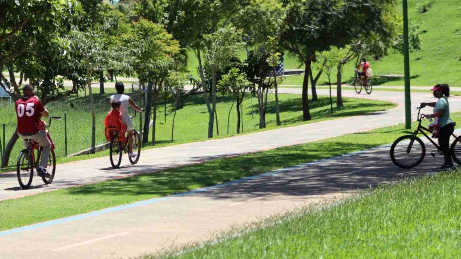 Aluguel de bicicletas no Parque da Cidade de Jundiaí