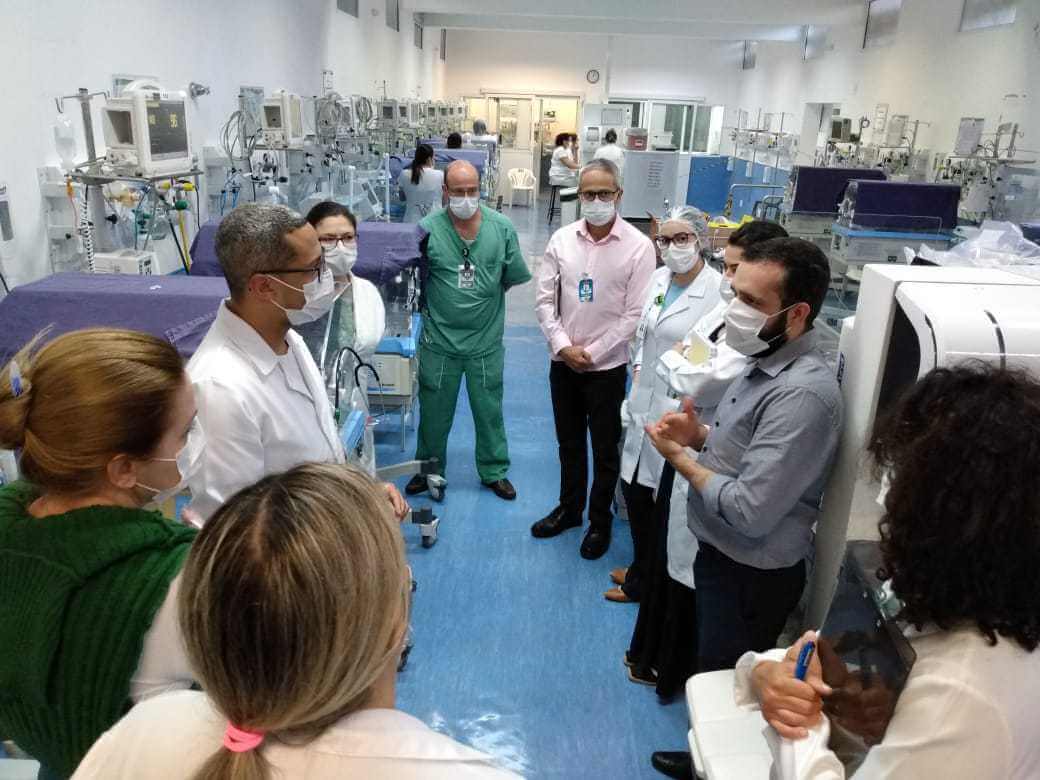 Consultores do Albert Einstein visitam o Hospital Universitário de Jundiaí