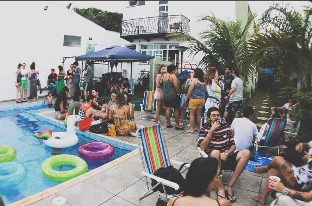 Festa na piscina
