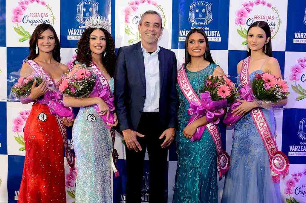 Festa das Orquídeas de Várzea Paulista elege Rainha e Princesas e o prefeito Rodolfo-compressed