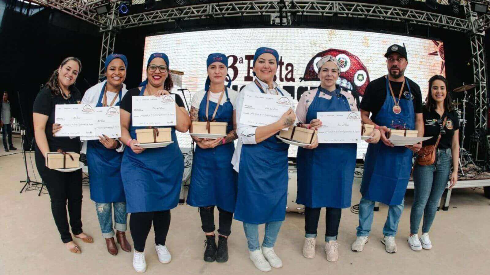 Vencedores de festival gastronômico de Itupeva