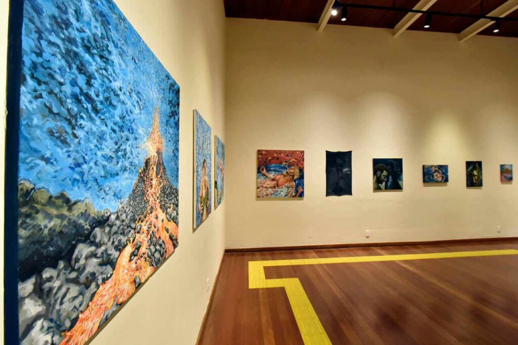“Diálogos Insurgentes” e aquarelas de Diógenes estão entre os acervos visitáveis da Pinacoteca