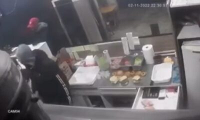 Ladrões roubam hamburgueria