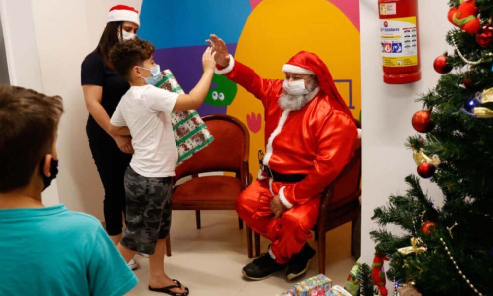 Papai Noel na Clínica da Família Hortolândia