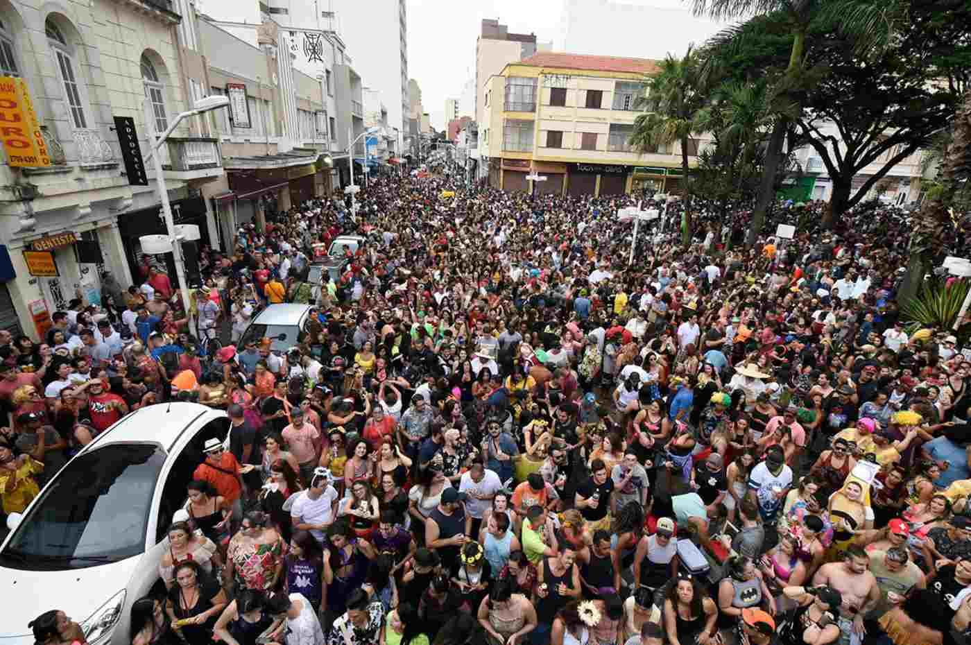 Carnaval de rua em Jundiaí