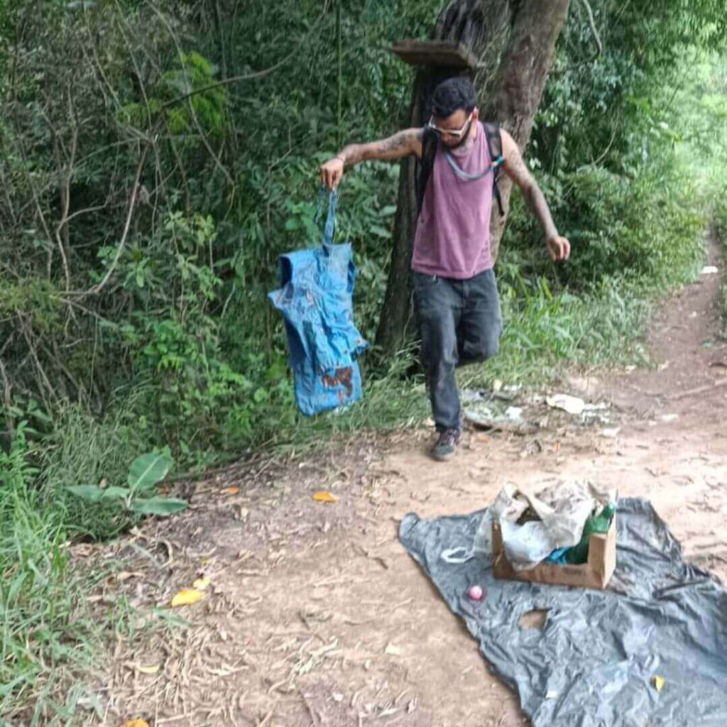 Amigos fazem a diferença com ação de limpeza em trilhas de Jundiaí