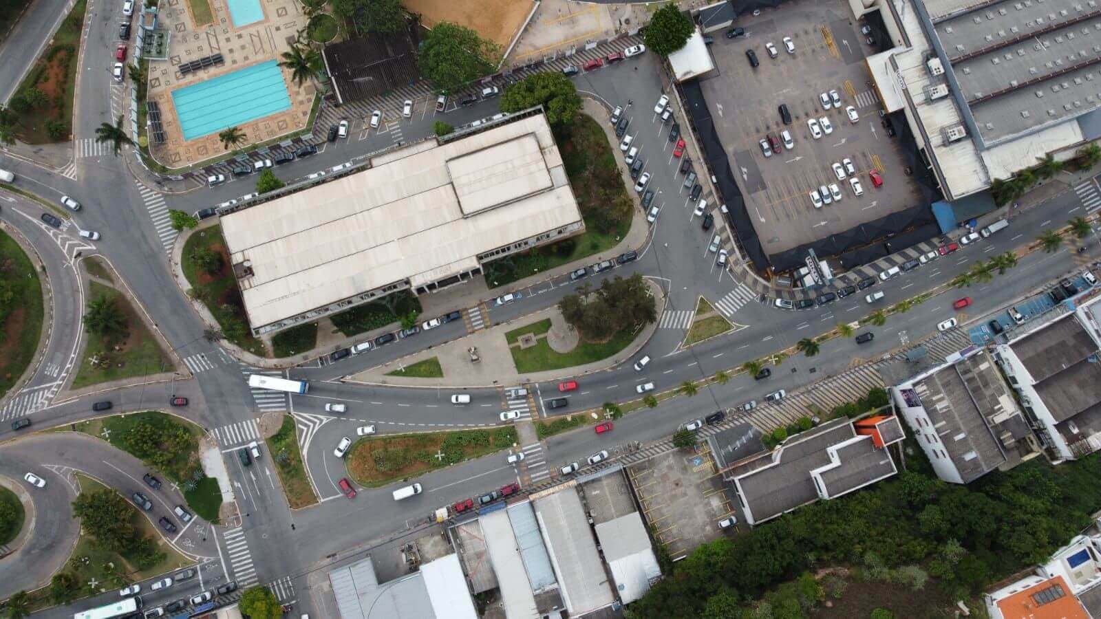 Campo Limpo Paulista visto de cima