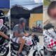 Jovem empinando moto com adesivo da Rocam em Jundiaí