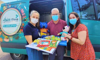 Hospital São Vicente recebe doação de escola