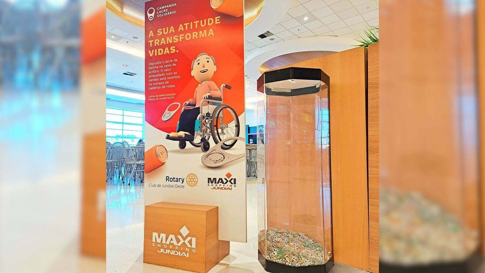 Campanha Lacre Solidário do Maxi Shopping Jundiaí