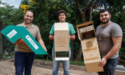 Diego, Miguel e Tiago: idealizadores da empreitada