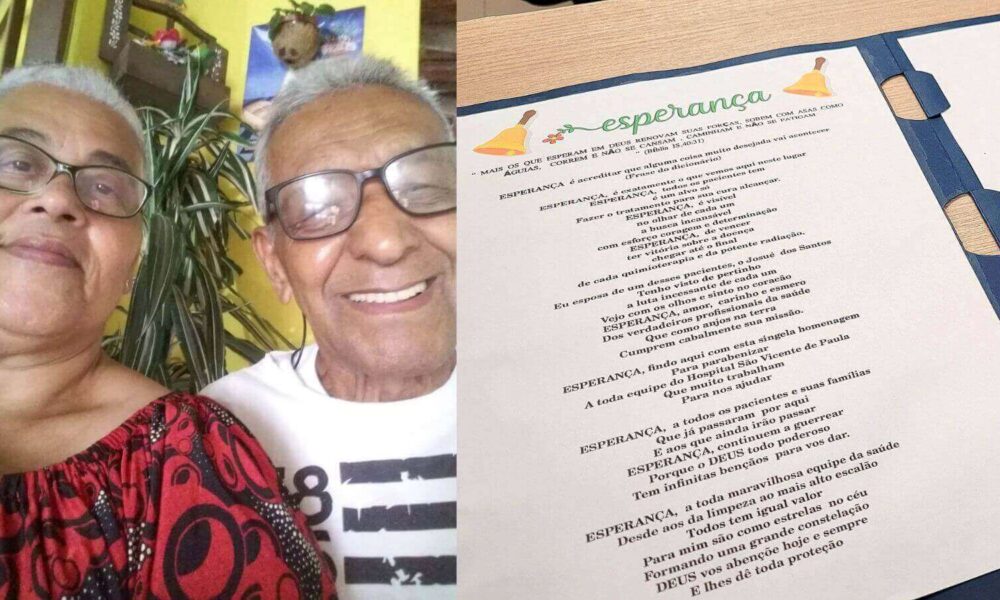 Acompanhante escreve poema para equipe da Radioterapia do Hospital São Vicente