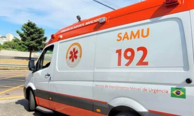 Ambulância do SAMU Jundiaí