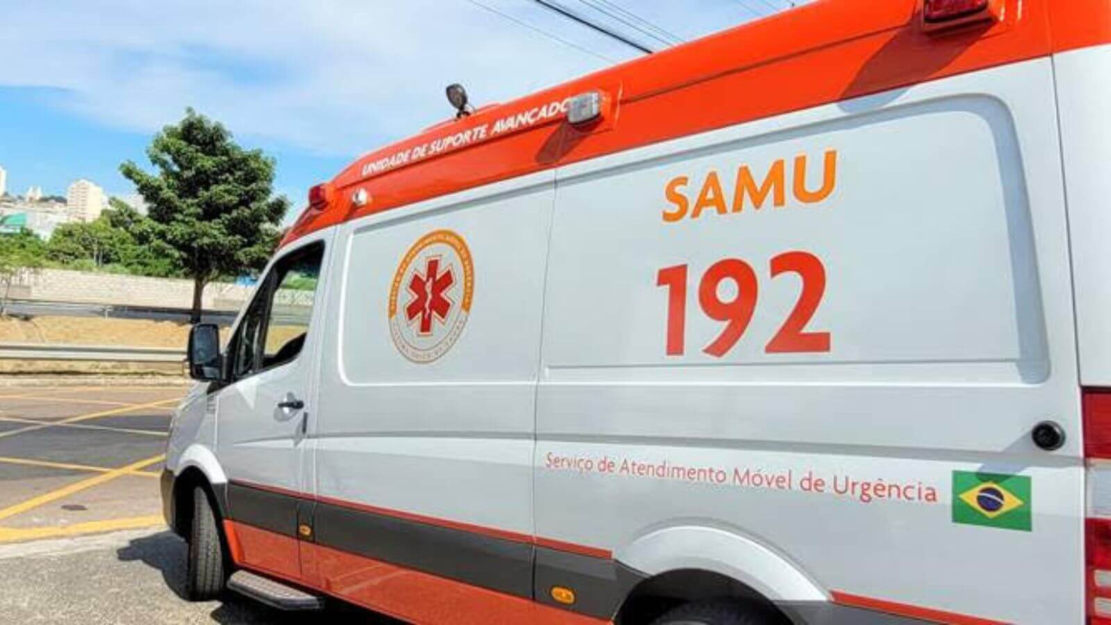 Ambulância do SAMU Jundiaí