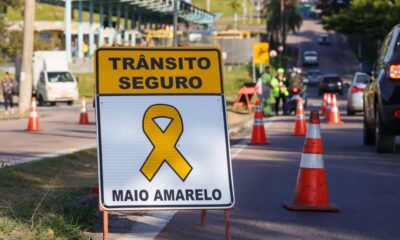 Maio Amarelo: Blitz orienta motociclistas sobre boa conduta e segurança em Jundiaí