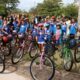Em Jundiaí, funcionários da empresa JDE doam bicicletas novas para crianças da Casa da Fonte
