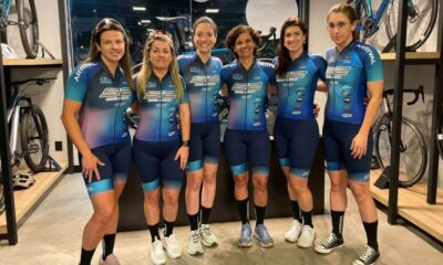 Equipe feminina do Time Jundiaí de Ciclismo