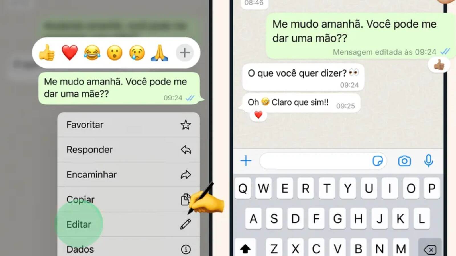 WhatsApp terá opção de editar mensagens já enviadas; veja como fazer