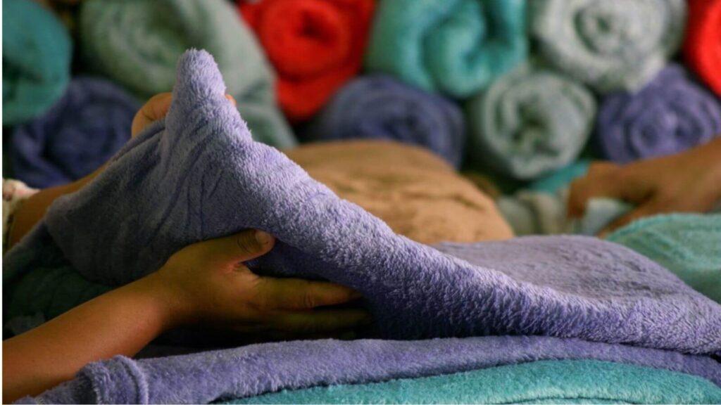 Cobertores doados para a Campanha de Inverno de Jundiaí