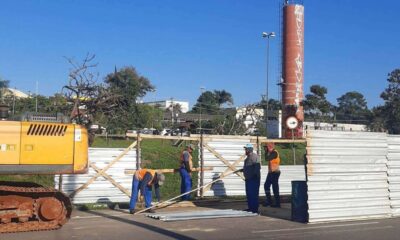 Campo Limpo Paulista constrói muro de contenção à beira do Rio Jundiaí
