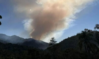 Incêndio na Serra do Japi, em Jundiaí