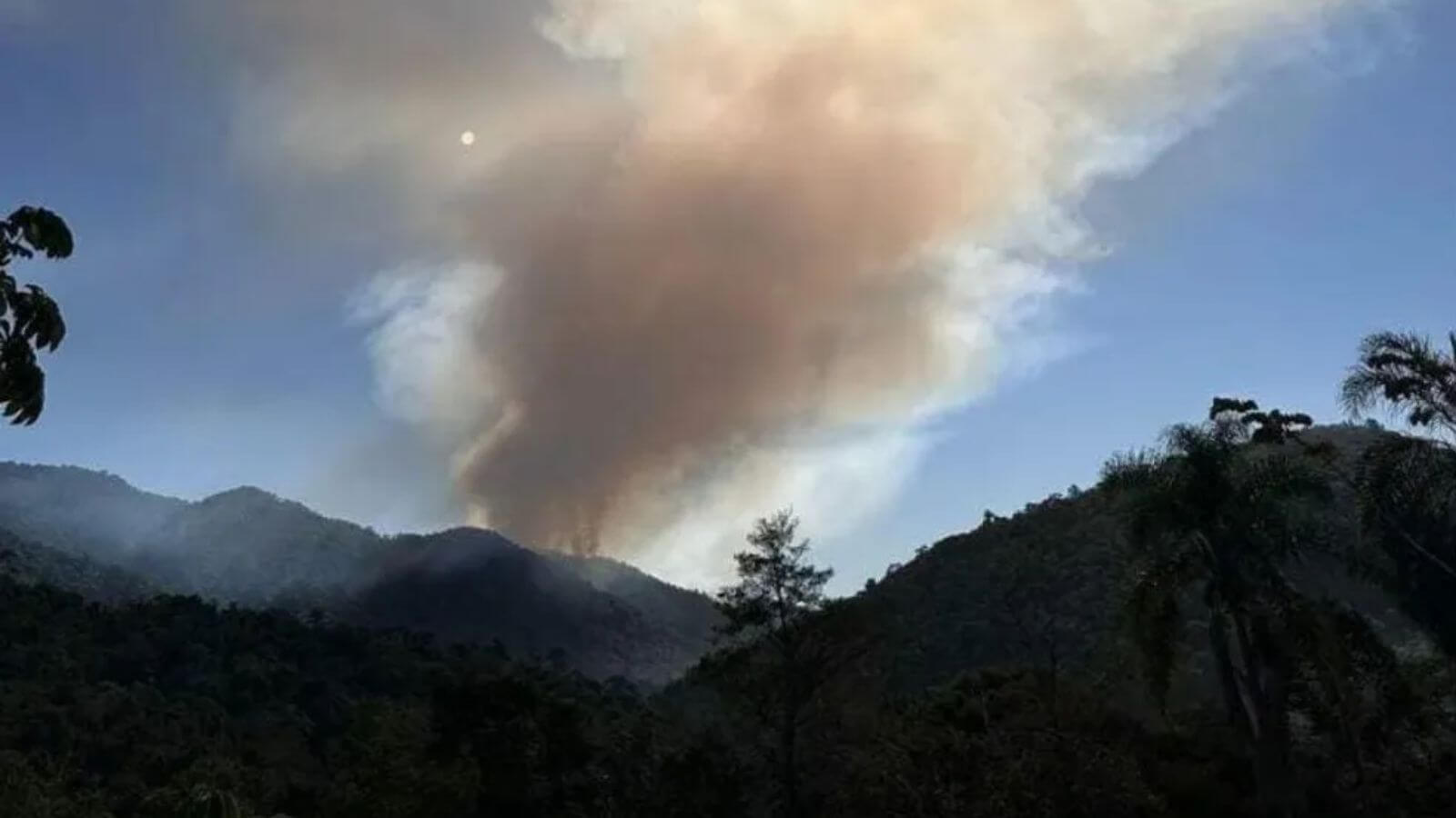 Incêndio na Serra do Japi, em Jundiaí