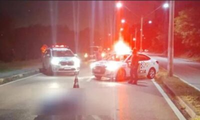 Motorista abandona carro após atropelar e matar pedestre em rodovia de Jundiaí