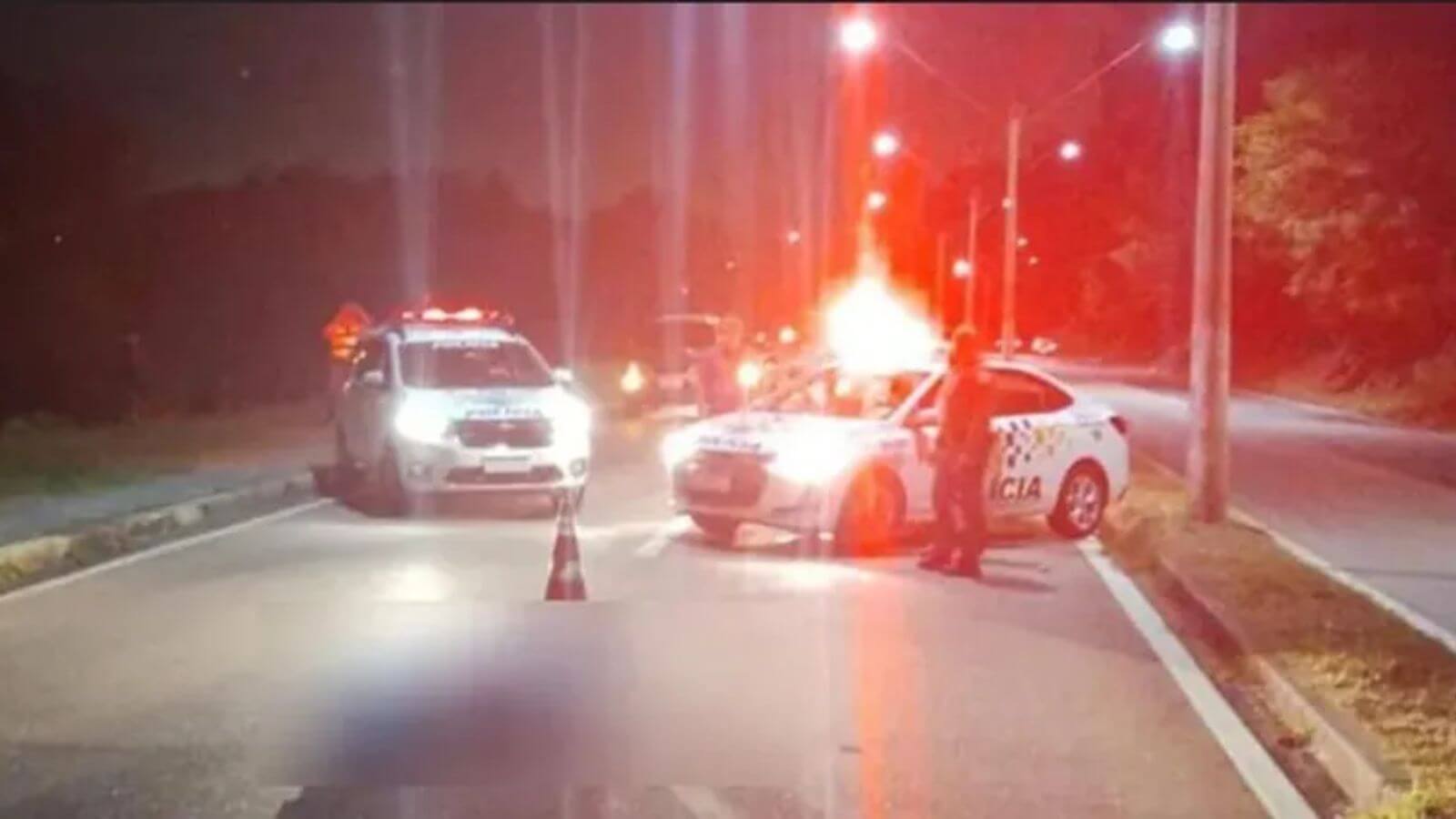 Motorista abandona carro após atropelar e matar pedestre em rodovia de Jundiaí