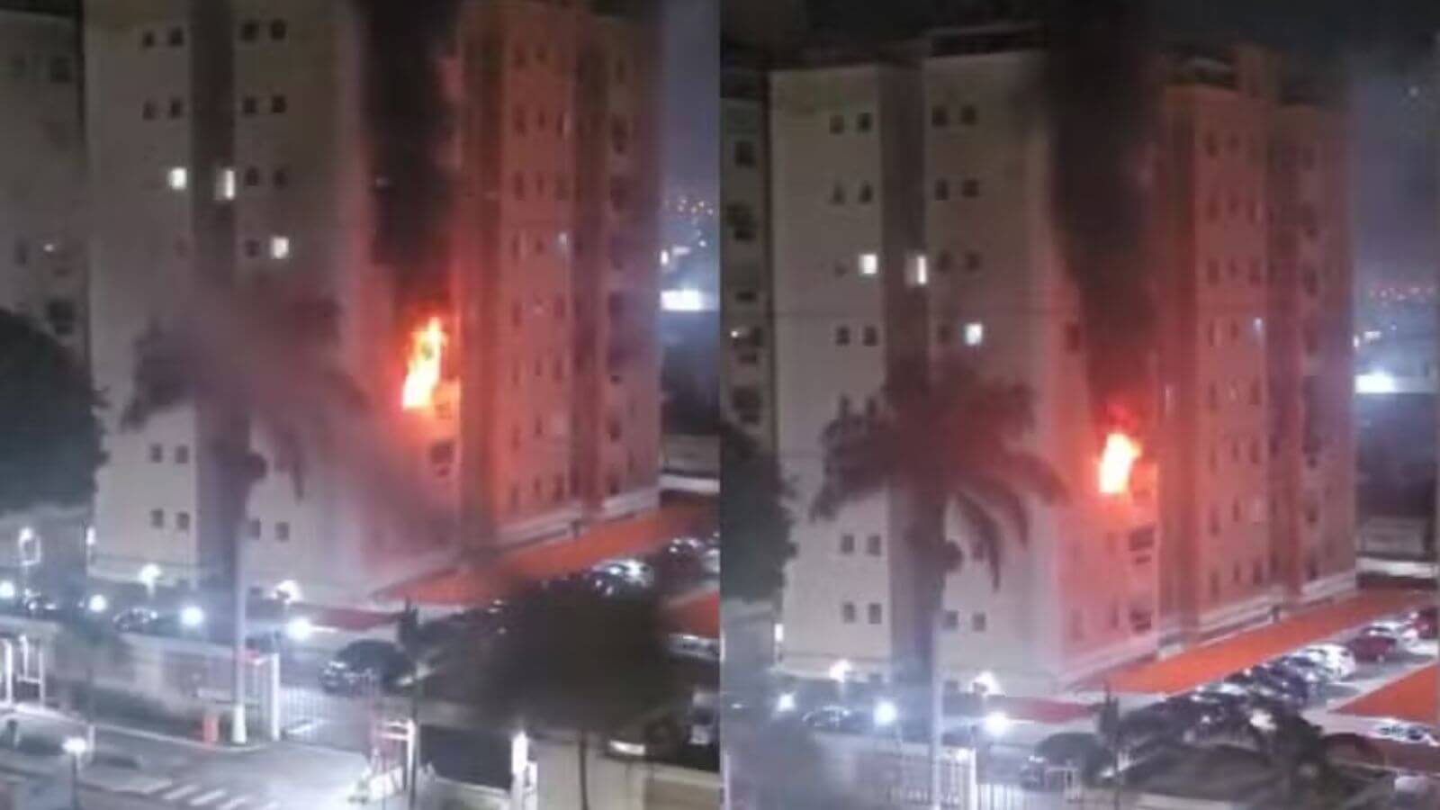 Incêndio em apartamento em Jundiaí