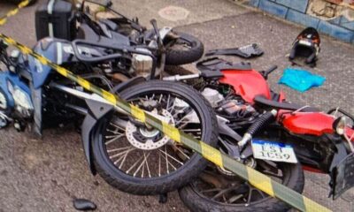Motociclista de aplicativo de 'saidinha' sofre acidente com cliente ao fugir da polícia em Jundiaí