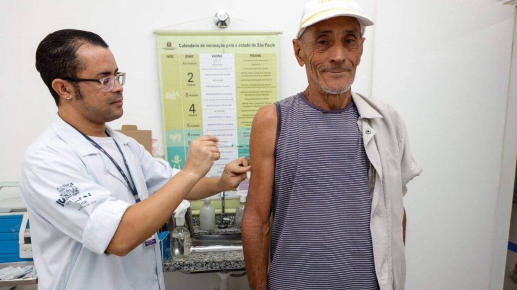 Vacinação contra gripe em Jundiaí