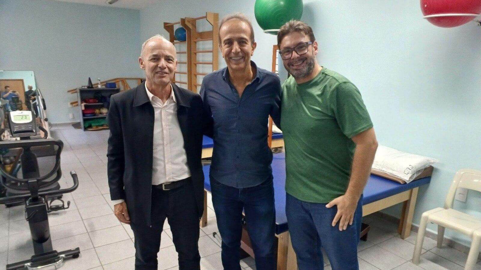 Tarciso Nolli, Miguel Haddad e Alexandre Moreira